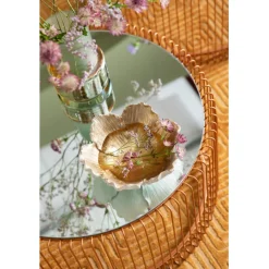 KARE Design Coupe décorative Flower Bloom crème-doré Ø20cm> Accessoires