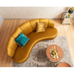 KARE Design Coussin Cannes pétrole 45x45cm><noscript><img width=