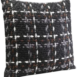 KARE Design Coussin Colorado noir 45x45cm> Accessoires