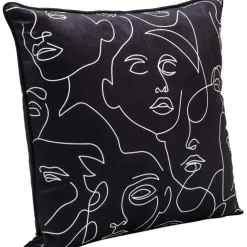 KARE Design Coussin Faces 45x45cm> Accessoires