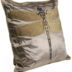 KARE Design Coussin Glitter Dragenfly marron 40x40cm><noscript><img width=