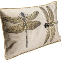 KARE Design Coussin Glitter Dragonfly marron 50x30cm> Accessoires