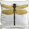 KARE Design Coussin Glitter Dragonfly blanc 40x40cm> Accessoires