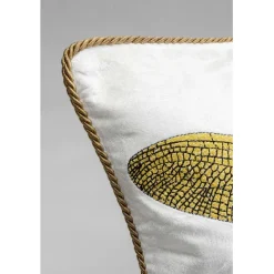 KARE Design Coussin Glitter Dragonfly blanc 40x40cm><noscript><img width=