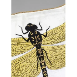 KARE Design Coussin Glitter Dragonfly blanc 40x40cm><noscript><img width=