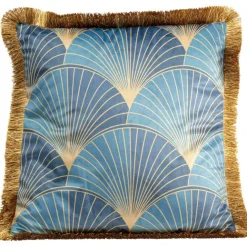KARE Design Coussin Leaves Fringe 45x45cm> Accessoires