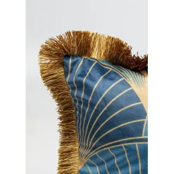 KARE Design Coussin Leaves Fringe 45x45cm><noscript><img width=