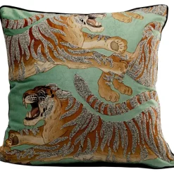 KARE Design Coussin Tiger Love vert menthe 45x45cm> Accessoires