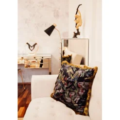 KARE Design Coussin Tropical Garden Fringe 45x45cm> Accessoires