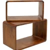 KARE Design Cubes rectangulaires Authentico (set de 2)> Meubles