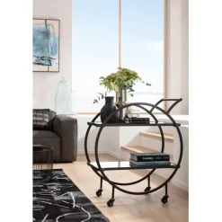 KARE Design Desserte Loft noir> Meubles