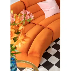 KARE Design Elément d assise Wave orange><noscript><img width=