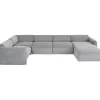 KARE Design Ensemble de canapés 1 Lucca gris droite 328cm> Meubles
