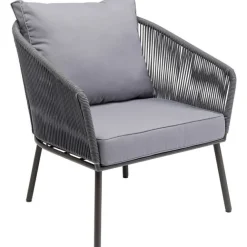 KARE Design Ensemble de sièges Elba gris Quattro Outd. (4/part><noscript><img width=