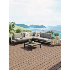 KARE Design Ensemble de sièges Holiday noir (4-pcs)><noscript><img width=