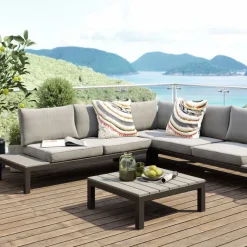 KARE Design Ensemble de sièges Holiday noir (4-pcs)><noscript><img width=