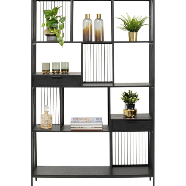 KARE Design Etagère Bologna noir 125x200cm> Meubles