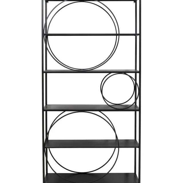 KARE Design Etagère Circle noir 100x200cm> Meubles