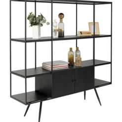 KARE Design Etagère Cosy Sixties noir 180x183cm><noscript><img width=