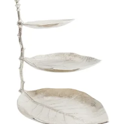 KARE Design Etagère décorative Leaf argent 45cm><noscript><img width=