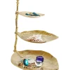 KARE Design Etagère décorative Leaf or 45cm> Accessoires