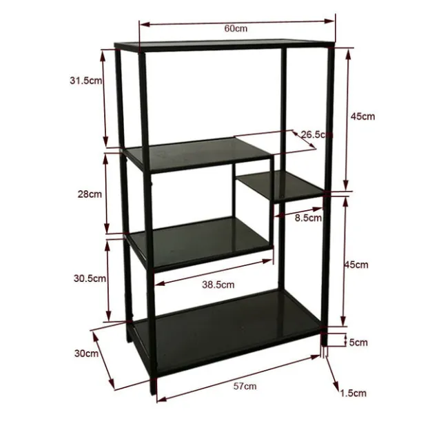 KARE Design Etagère Loft doré 100x60> Meubles