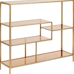 KARE Design Etagère Loft doré 115x100cm><noscript><img width=