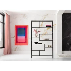 KARE Design Etagère Loft noir Bubble 115x195cm><noscript><img width=