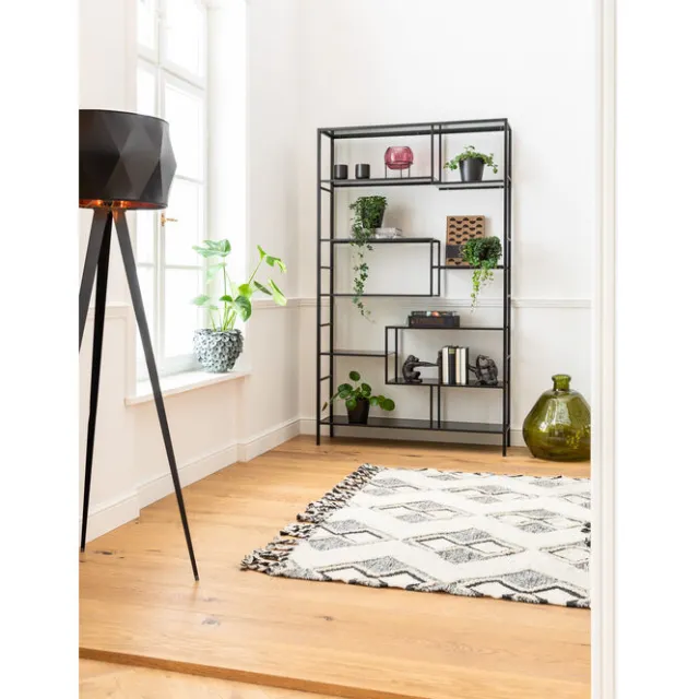 KARE Design Etagère Loft noir 115x195cm> Meubles