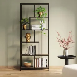 KARE Design Etagère Loftie noir 77x185cm> Meubles
