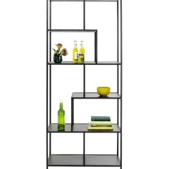 KARE Design Etagère Loftie noir 77x185cm><noscript><img width=