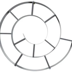 KARE Design Etagère murale Snail argenté-gris> Meubles