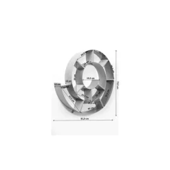 KARE Design Etagère murale Snail argenté-gris><noscript><img width=