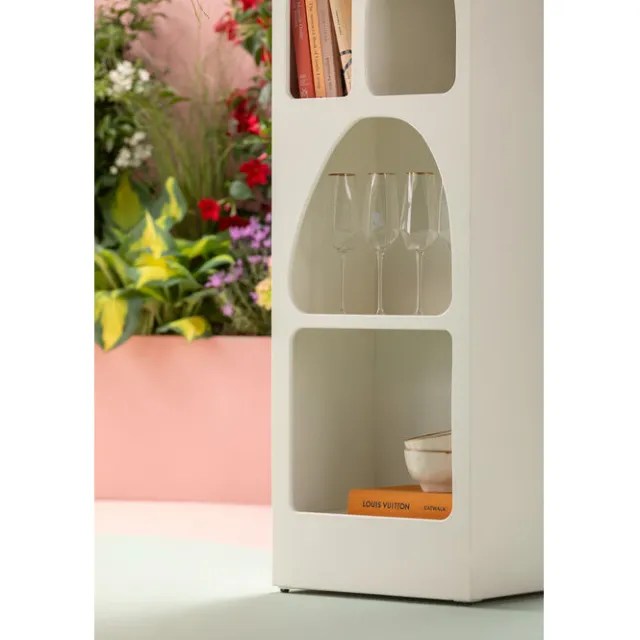 KARE Design Etagère Paco blanc 48x180cm> Meubles