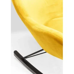 KARE Design Fauteuil à bascule Oslo jaune><noscript><img width=