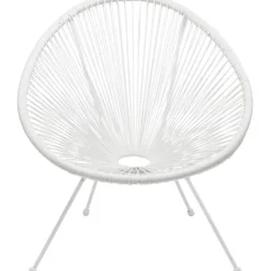 KARE Design Fauteuil Acapulco Mono blanc> Meubles