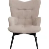KARE Design Fauteuil Black Vicky marron clair> Meubles