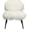 KARE Design Fauteuil Hairy blanc> Meubles