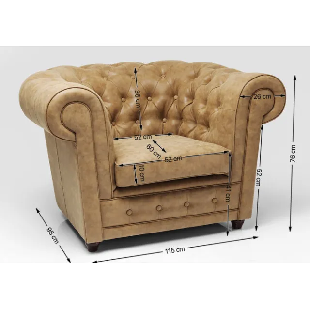 KARE Design Fauteuil Oxford Vintage Smart> Meubles