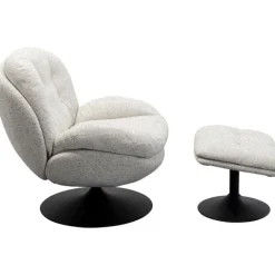 KARE Design Fauteuil pivotant + repose-pieds Stanford><noscript><img width=