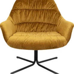 KARE Design Fauteuil pivotant Bristol jaune> Meubles