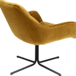 KARE Design Fauteuil pivotant Bristol jaune><noscript><img width=