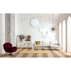 KARE Design Fauteuil pivotant Cosy berry> Meubles