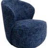 KARE Design Fauteuil pivotant Ellie bleu> Meubles