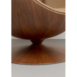 KARE Design Fauteuil pivotant Eye Ball noyer><noscript><img width=