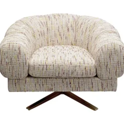 KARE Design Fauteuil pivotant Janno beige> Meubles
