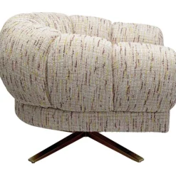 KARE Design Fauteuil pivotant Janno beige><noscript><img width=