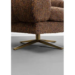 KARE Design Fauteuil pivotant Janno marron><noscript><img width=