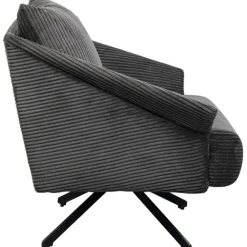KARE Design Fauteuil pivotant Milo gris><noscript><img width=