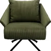 KARE Design Fauteuil pivotant Milo vert> Meubles